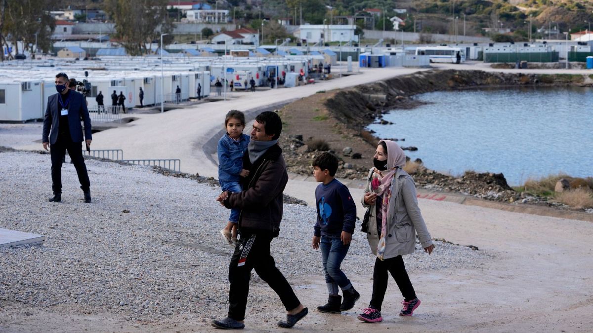 کمپ پناهجویان در یونان