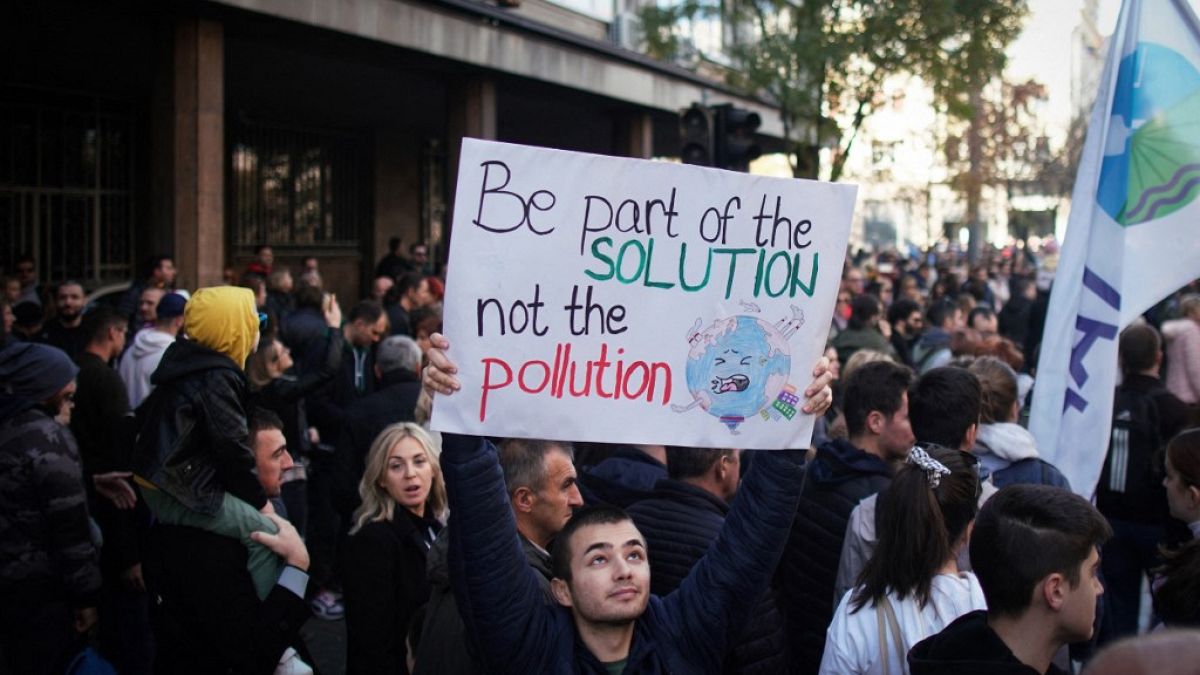 Περιβαλλοντική διαδήλωση στο Βελιγράδι
