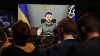 Ukrainian President Volodymyr Zelenskyy said the country's $38-billion deficit was "unsustainable."
