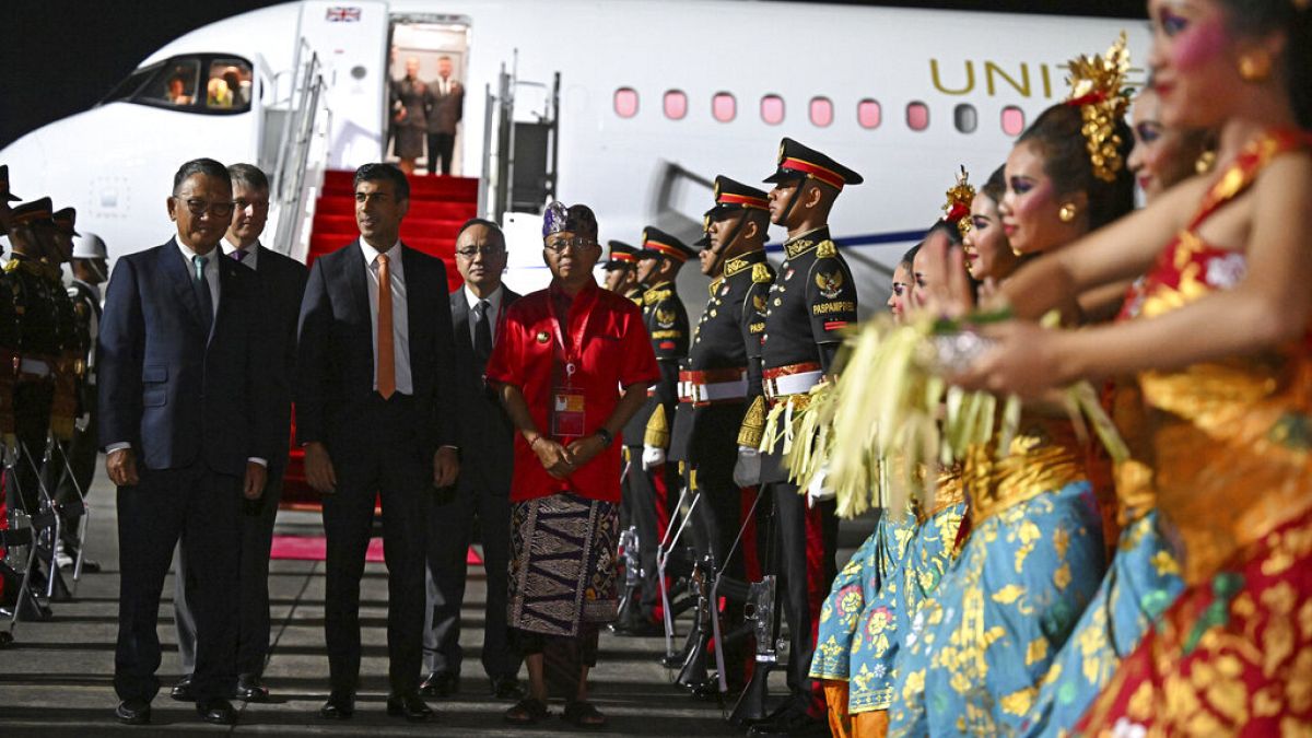 G20 csúcstalálkozóra érkező állam- és kormányfők Balin