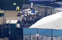 Des migrants à Dover en Angleterre 14/11/2022