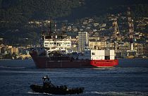 Das humanitäre Schiff Ocean Viking am letzten Freitag auf dem Weg nach Toulon