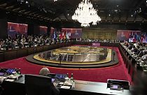Ouverture du sommet du G20 à Bali, en Indonésie, le 14 novembre 2022