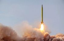 Rakétát lőnek fel egy iráni hadgyakorlaton