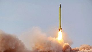 Rakétát lőnek fel egy iráni hadgyakorlaton 