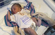 A világ "nyolcmilliárdodik" újszülöttje a dominikai Santo Domingo egyik kórházában