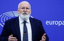 European Commission Vice-President Frans Timmermans speaks during a news conference on high energy prices, at the European Parliament in Strasbourg, France September 14, 2022