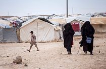  اردوگاه الهول در سوریه که ده‌ها هزار زن و کودک از بستگان شبه‌نظامیان داعش را در خود جای داده است