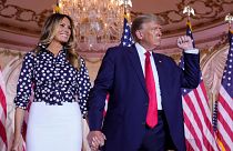 ABD Başkanı Trump ile eşi Melanie Trump