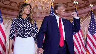 ABD Başkanı Trump ile eşi Melanie Trump