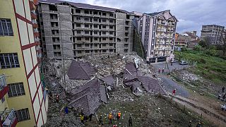 Kenya : effondrement d'un immeuble résidentiel, les secours s'activent