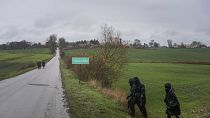 Das polnische Dorf Przewodów, wo durch einen Raketeneinschlag zwei Menschen getötet wurden