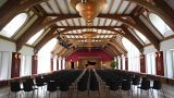 concert hall of Hotel castle Elmau in Kruen near Garmisch-Partenkirchen, Germany