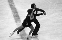 Людмила Пахомова и Александр Горшков на зимней Олимпиаде в Инсбруке, 5 февраля 1976 г.