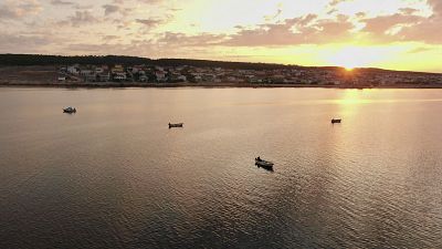 Fishing boats in Ražanac, Croatia