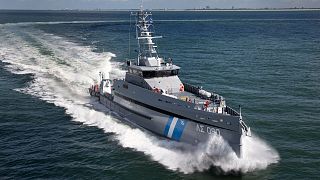 Two Greek coast guard patrol boats were deployed in the operation.