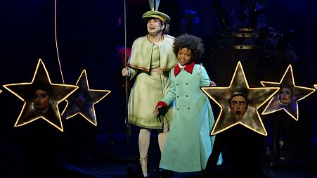 Nine-year-old-actor Levi Asaf has the title role in Little Prince with an afro hair.