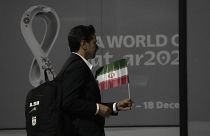 أحد أعضاء المنتخب الإيراني في الدوحة 