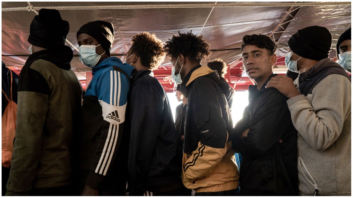 مهاجرون كانوا على متن سفينة أوشن فايكينغ