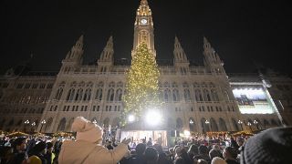 Megnyílt a karácsonyi vásár Bécsben, 2022. november 19-én
