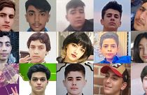 تعدادی از کودکان کشته شده در جریان اعتراض‌های سراسری در ایران