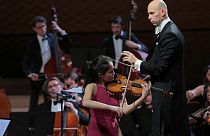 Des violons ayant appartenu à des juifs déportés, joués lors d'un concert le 17 novembre à Paris