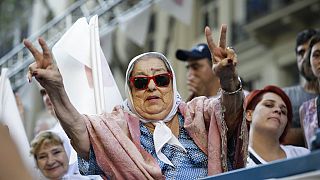 Hebe de Bonafini, líder histórica da associação Mães da Praça de Maio, Argentina