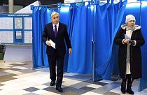 Kasim-Yomart Tokáyev, presidente reelecto de Kazajistán, Astaná, Kazajistán 20/11/2022