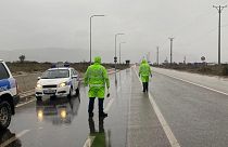 Several families have been evacuated following heavy rains over the weekend.
