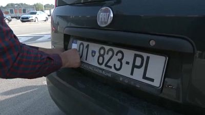 Смена в Косове автомобильных номеров, выданных Сербией