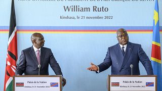 Kenyan and Congolese presidents holds talks in Kinshasa