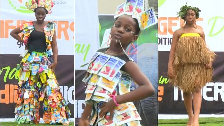 Some stage walks from The Greenfingers Wildlife Initiative Trashion Show.