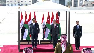 العاهل الأردني عبد الله الثاني استقبل رئيس الوزراء العراقي محمد شياع السوداني