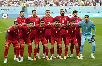 Csapatkép: az iráni labdarúgó-válogatott az Anglia elleni vb-meccs előtt