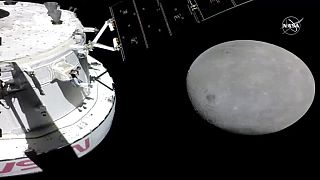 La cápsula Orión de la NASA aproximándose a la Luna 21/11/2022