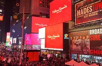 Cristiano Ronaldo took over Times Square, virtually, Square to unveil Madame Tussauds wax figure.