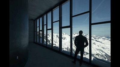 "007 ELEMENTS": James Bond installation, 3,040 metres above sea level on the summit of Gaislachkogl, Austria 