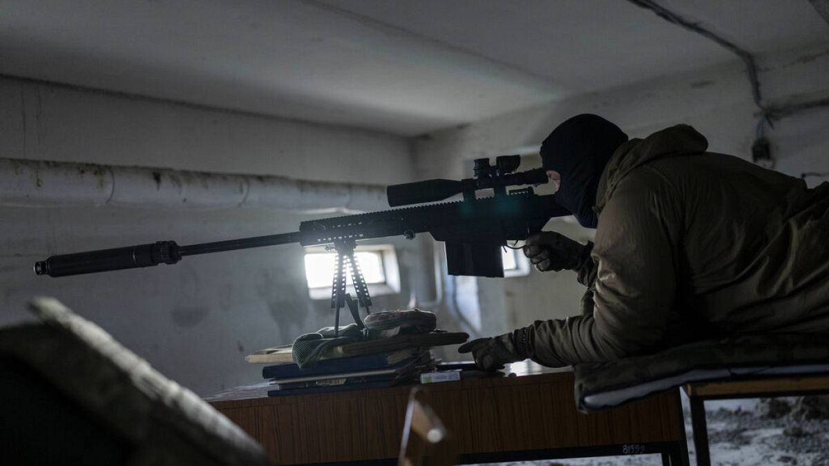 Украинский снайпер в Херсонской области