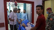 انتقال یکی از مجروحان حملات سپتامبر سپاه پاسداران به اقلیم کردستان عراق به بیمارستان