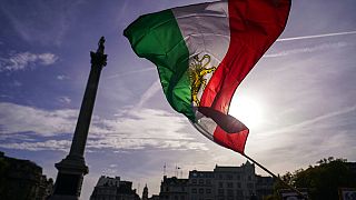 İngiltere'de İranlı göstericilere destek gösterisi yapıldı