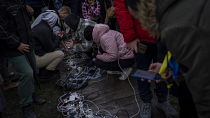 Kein Strom und kein fließendes Wasser in Cherson in der Ukraine
