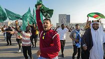 Suudi taraftarlar Arjantin galibiyetini kutladı