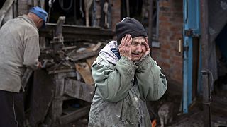 Мирные украинцы, страдающие от российской агрессии