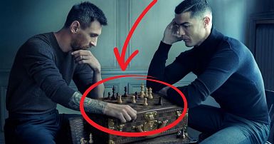 Edited picture of Messi playing chess against himself goes viral – fans say  the same thing - Football