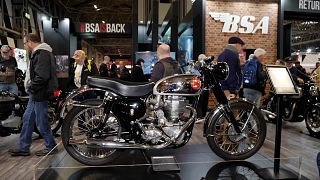 Taking place at Birmingham's NEC exhibition centre, this is the heartland of the British motorcycle industry.