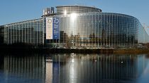 Le Parlement européen, vu à Strasbourg, dans l'est de la France, le mercredi 23 novembre 2022