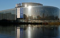 Le Parlement européen, vu à Strasbourg, dans l'est de la France, le mercredi 23 novembre 2022