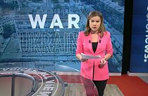 Euronews correspondent Sasha Vakulina reporting on the war in Ukraine.