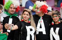 هواداران تیم ایران در بازی با انگلیس