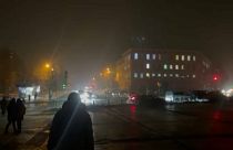 Kiev a oscuras tras los bombardeos rusos